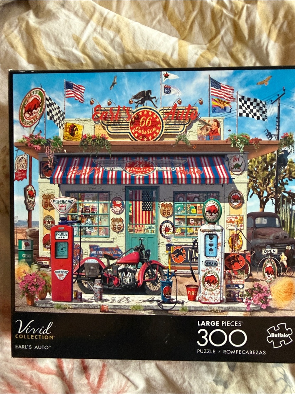 Buffalo Games Vivid Collection “Earl's Auto” Puzzle - 300 piece